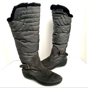 Pajar Women's Gray Natasha Faux Fur Lined Waterproof Boots